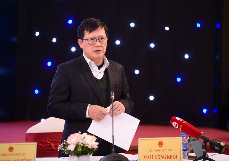 Thứ trưởng Mai Lương Khôi tham dự Hội thảo góp ý Luật Công chứng (sửa đổi)